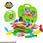 Deerbb Dinosaur Playdough Toys for Boys with Molds Tools Set 26 Pieces Kids Clay Kit Toddlers Girls 3 Years Old Up Play Dough Playsets Birthday Gifts Party Favor Dinosaur Playdough Set Dinosaur Playdough Set B07Q1Y2TVD